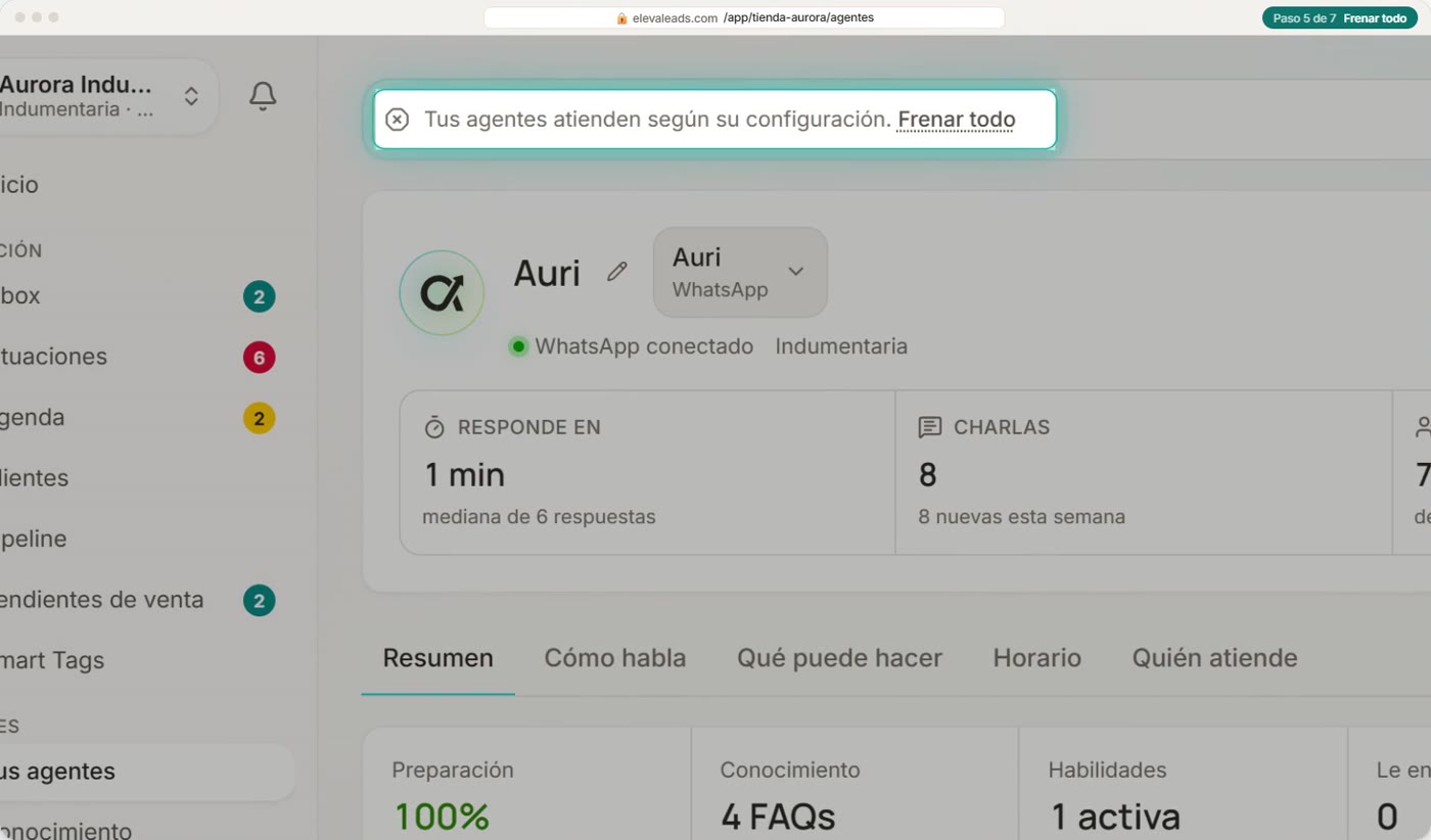 Frenar todo