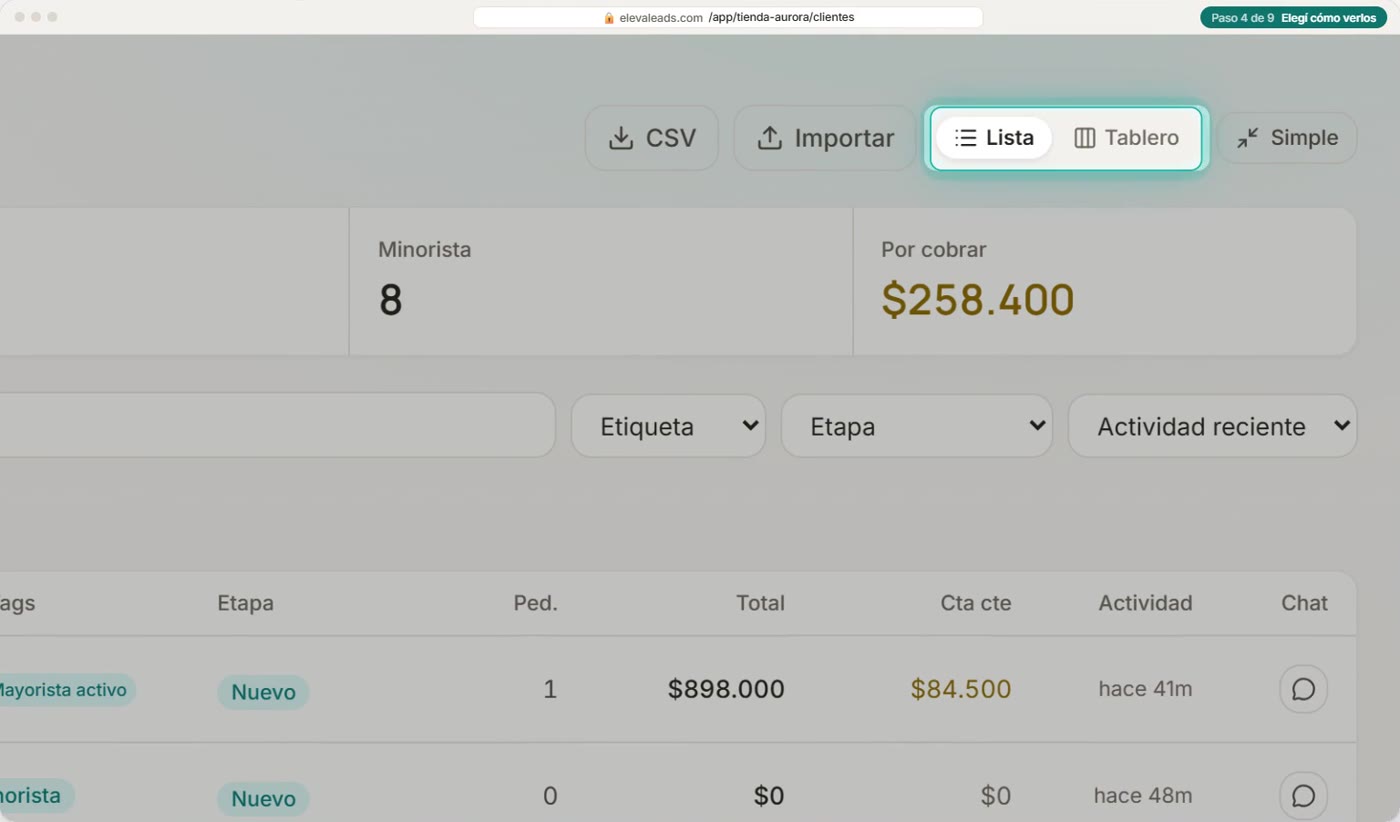 Elegí cómo verlos
