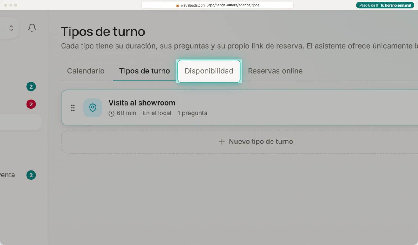 Tu horario semanal